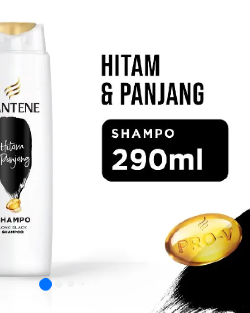 PANTENE LONG BLACK SHAMPOO潘婷黑色洗髮精 