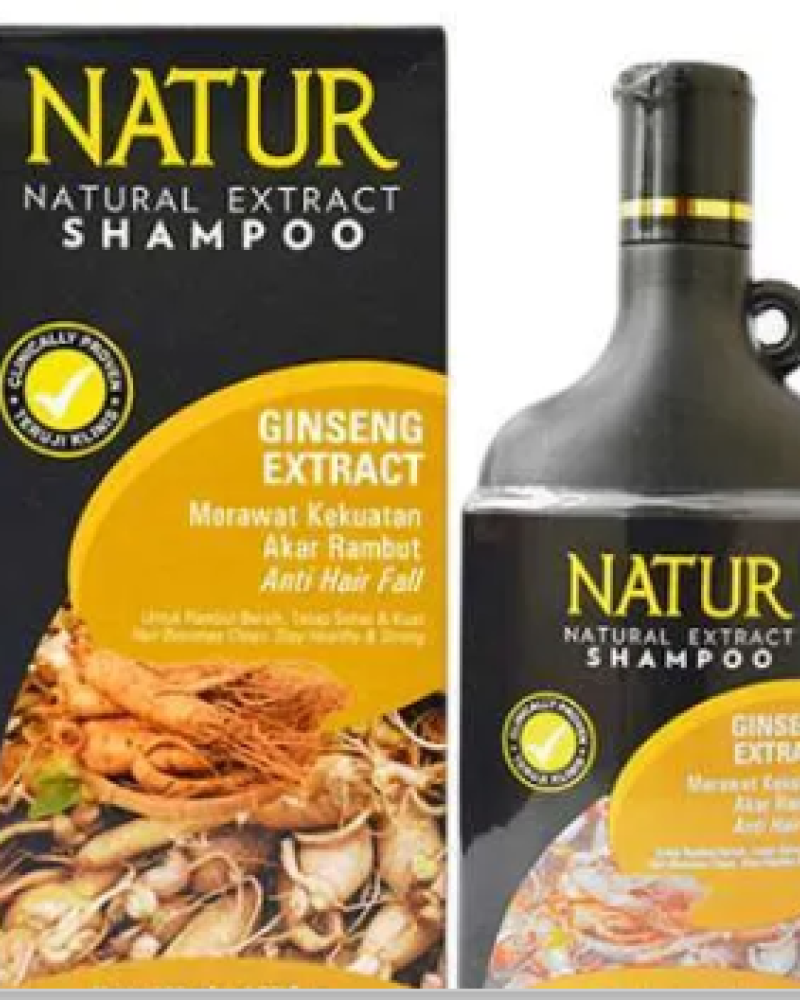 NATUR SHAMPOO GINSENG EXTRACT人蔘洗髮精