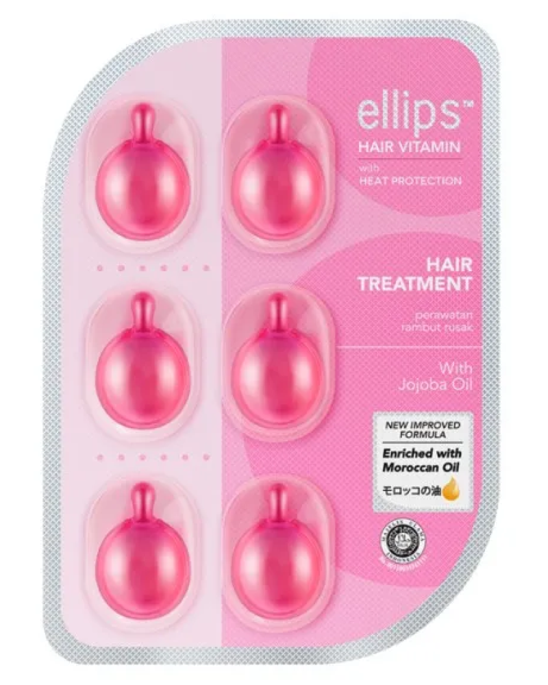 ELLIPS HAIR VITAMIN TREATMENT順髮油-粉紅 