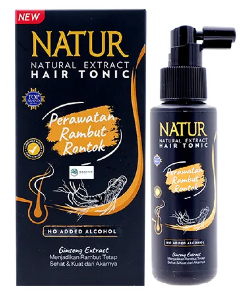 NATUR HAIR TONIC GINSENG EXTRACT生髮水- 木色 