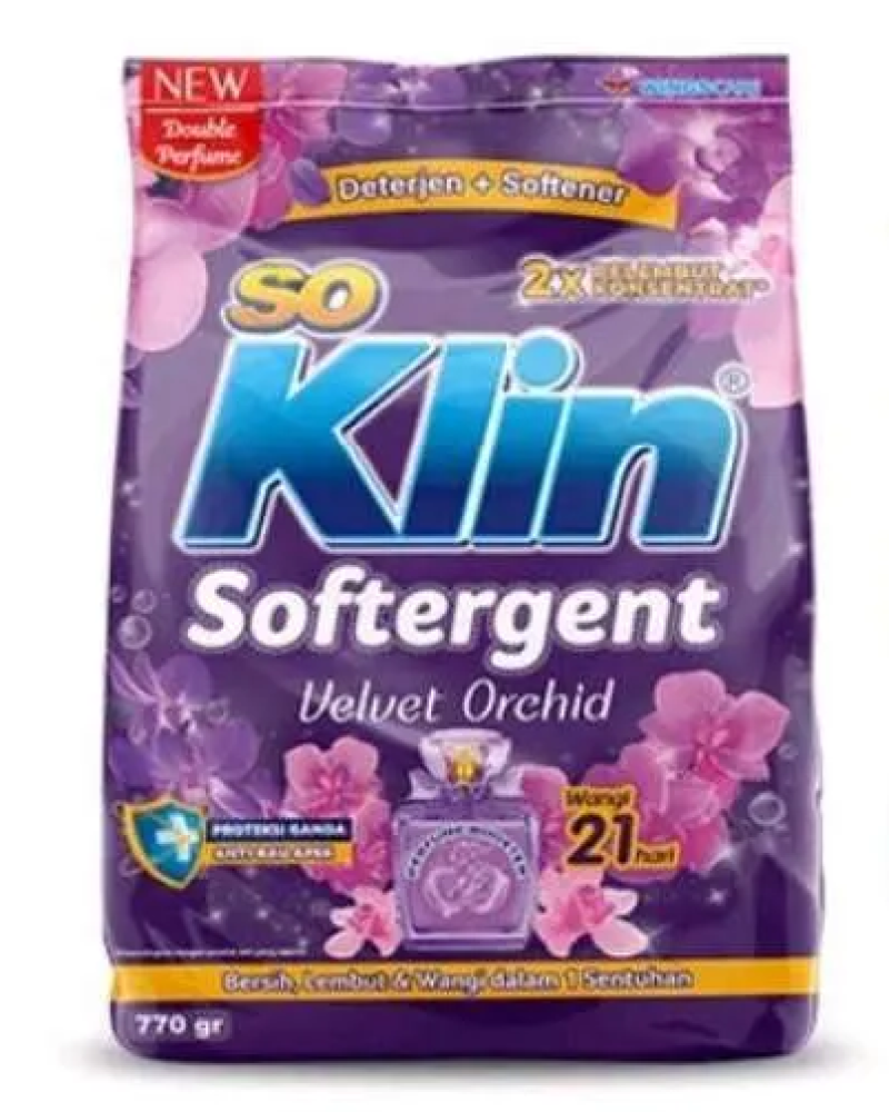 SO KLIN BUBUK SOFTERGENT VELVET ORCHID 蘭花香洗衣粉