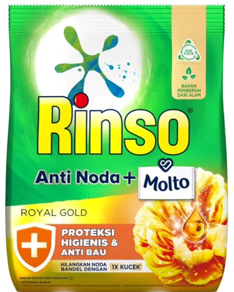 RINSO BUBUK MOLTO ROYAL GOLD洗衣粉-金黃