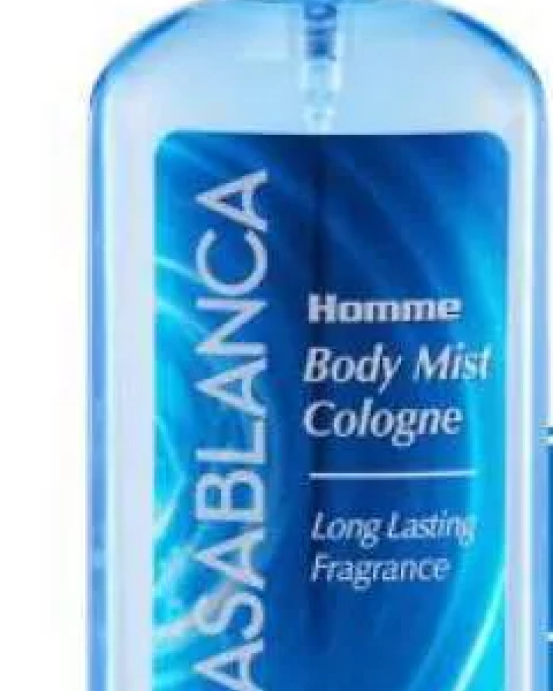 CASABLANCA BODY MIST COLOGNE AQUA (BIRU)古龍水(藍色)