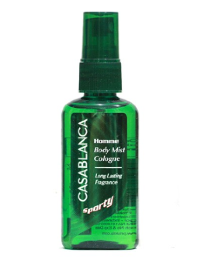 CASABLANCA BODY MIST COLOGNE SPORTY (HIJAU TUA)古龍水(深綠色)