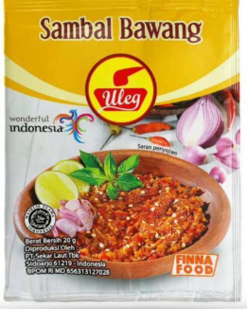 FINNA ULEG SAMBAL BAWANG紅蔥頭辣椒醬(袋裝)