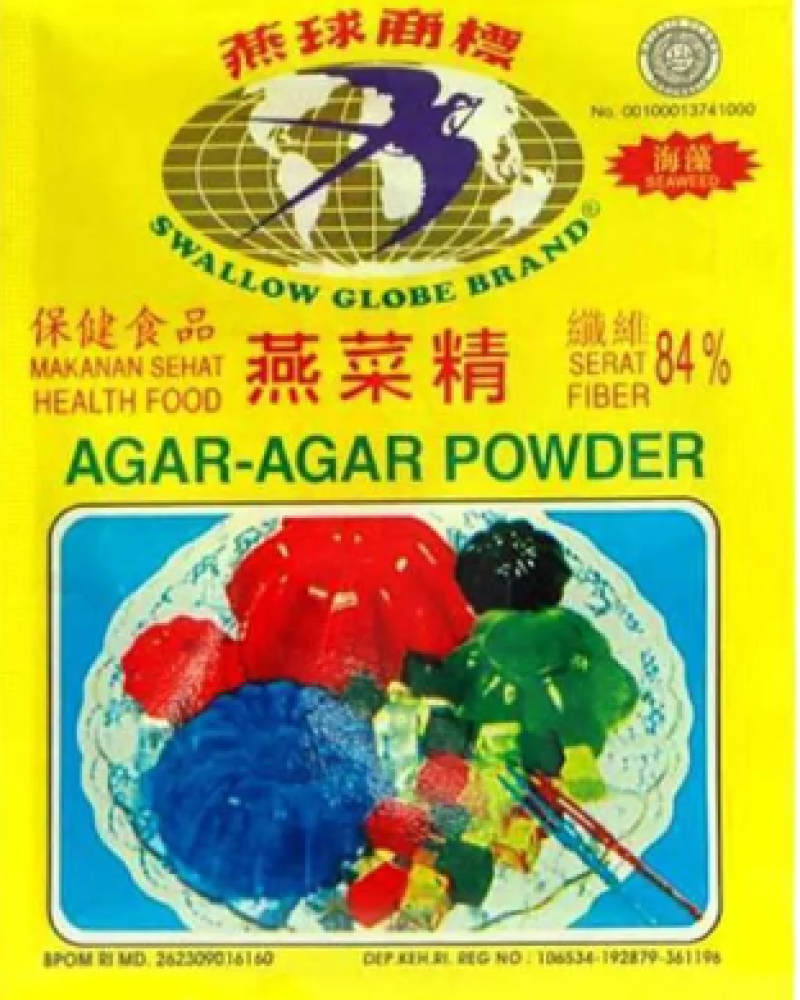 SWALLOW AGAR AGAR PUTIH原色-燕菜精