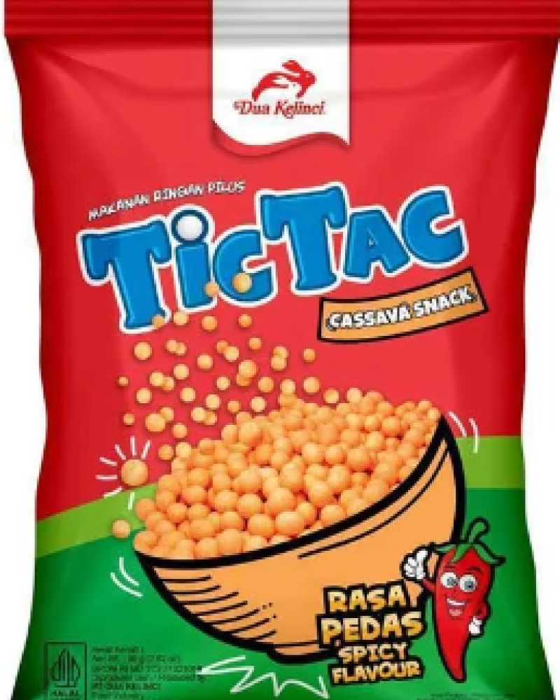 TIC TAC SNACK PEDAS 辣味-餅乾球 