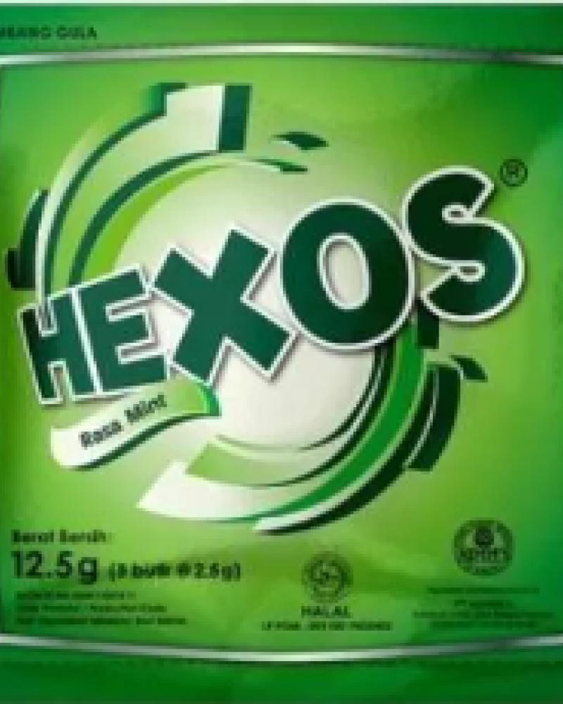 HEXOS PERMEN MINT糖果-薄荷